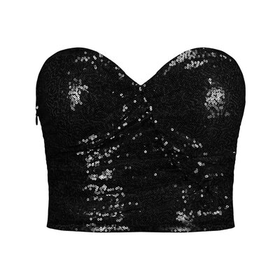 JAIMY Kaiya sequin top black