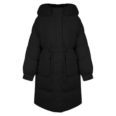 JAIMY Alaia puffer jacket black