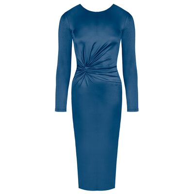 JAIMY Arleth silk maxi dress petrol