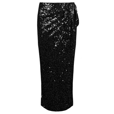 JAIMY Amoura sequin skirt black