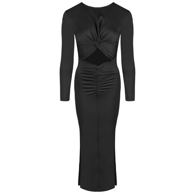 JAIMY Nellie maxi silk dress black