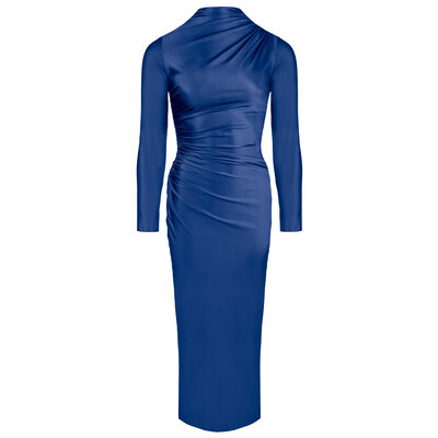 JAIMY Hanna maxi slik dress cobalt blue