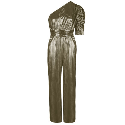 JAIMY Jenna metallic jumpsuit gold