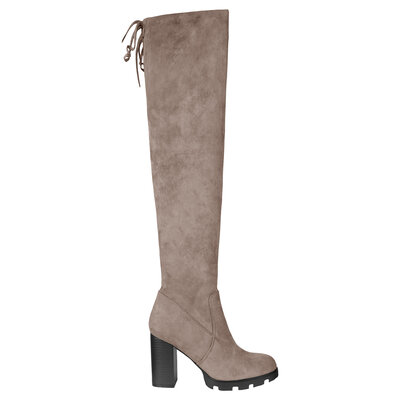 JAIMY Myra overknee boots beige