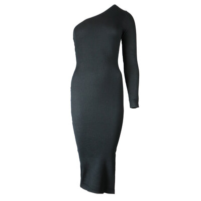 JAIMY Linn one shoulder dress black