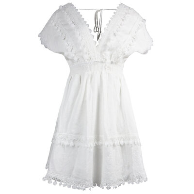JAIMY Genesis boho dress white