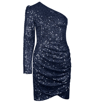 JAIMY Angel sequin dress midnight blue