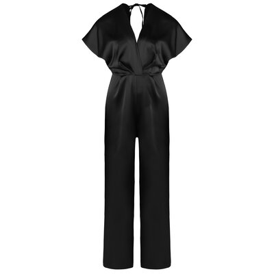 JAIMY Jemma satin jumpsuit black
