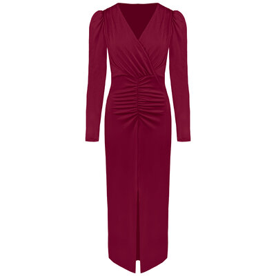 JAIMY Analia maxi travel dress bordeaux
