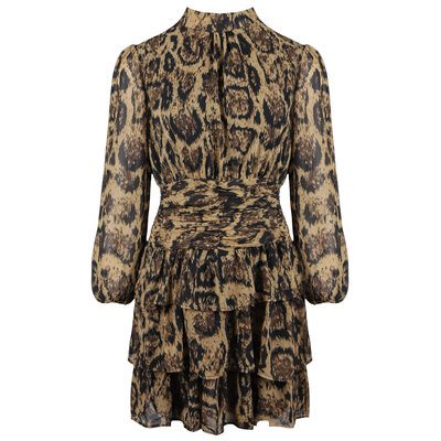 JAIMY Ivanna leopard printed dress