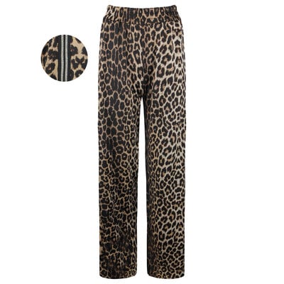 JAIMY Daniella leopard travel pants gold