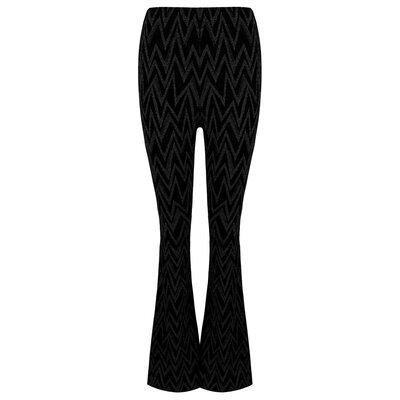 JAIMY Amanda flared sparkle pants black