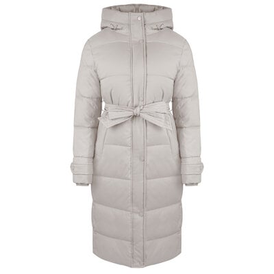 JAIMY Annie belted puffer jacket creme