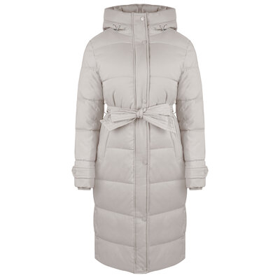 JAIMY Loesje belted puffer jacket creme
