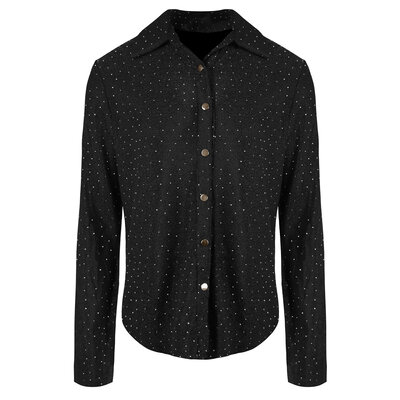 JAIMY Diamond detail sparkle blouse