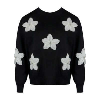 JAIMY Arya flower detail sweater