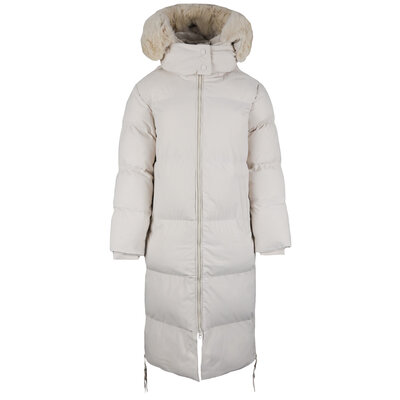 JAIMY Shelby zipper puffer jacket creme