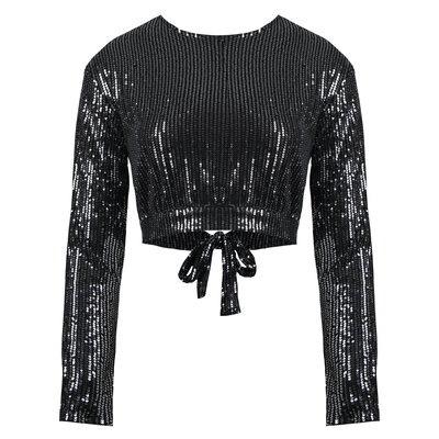 JAIMY Angelique sequin top silver