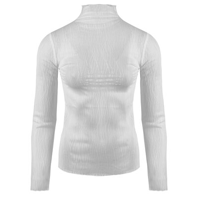 JAIMY Valeria mesh top white