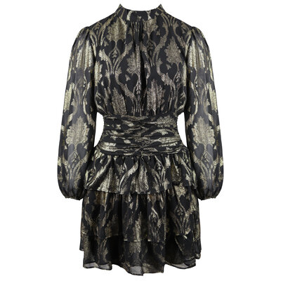 JAIMY Tatum metallic print dress