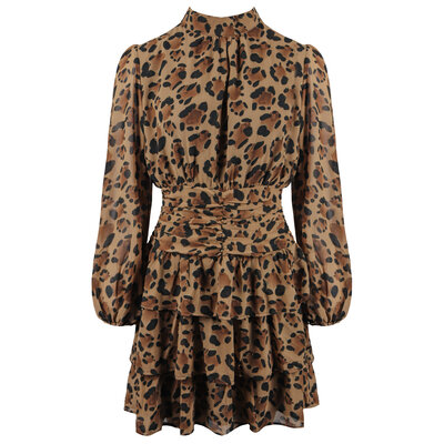 JAIMY Molly leopard printed dress