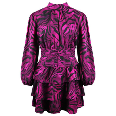 JAIMY Reese printed dress magenta