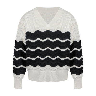JAIMY Shiloh sweater creme/black