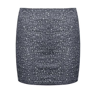 JAIMY Julissa sequin skirt grey