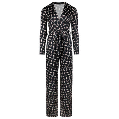 JAIMY Quinn travel jumpsuit coffee