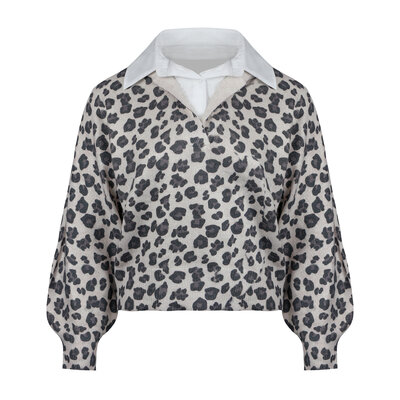 JAIMY Aspen leopard sweater