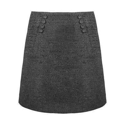 JAIMY Juliet tweed skirt grey