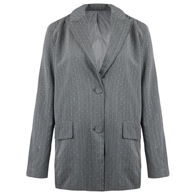 JAIMY Diamond boyfriend blazer grey
