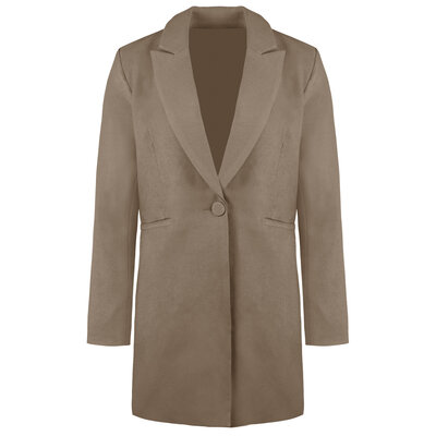 JAIMY Mavis long blazer taupe