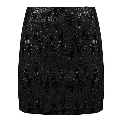 JAIMY Carla sequin skirt black