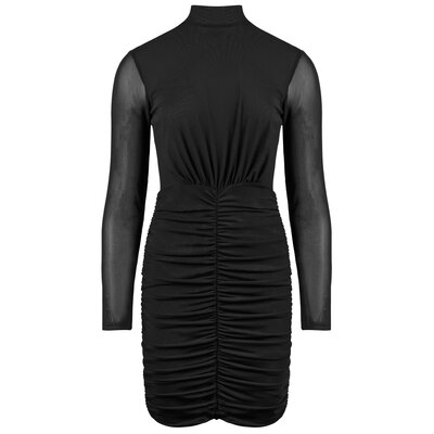JAIMY Indigo mesh dress black
