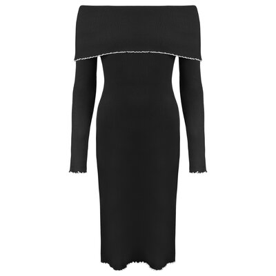 JAIMY Whitney knitwear dress black