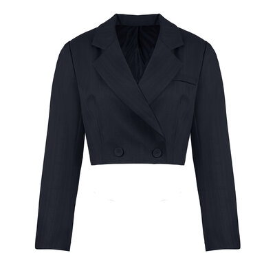 JAIMY Emily cropped blazer navy