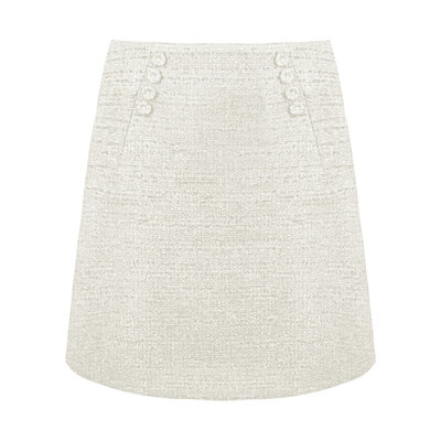 JAIMY Juliet tweed skirt creme