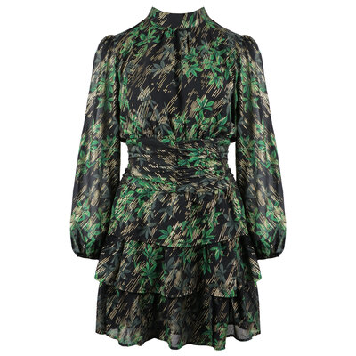 JAIMY Claire metallic detail dress