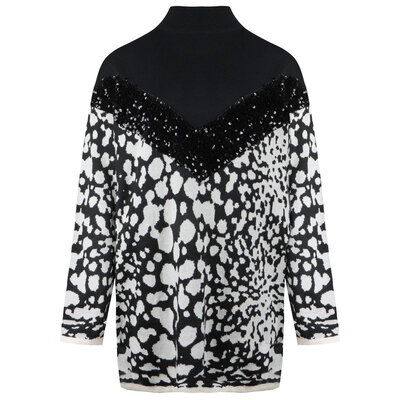 JAIMY Madison leopard sweater dress