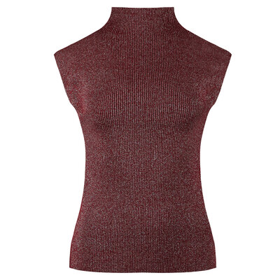 JAIMY Mercy sparkle knitwear top bordeaux