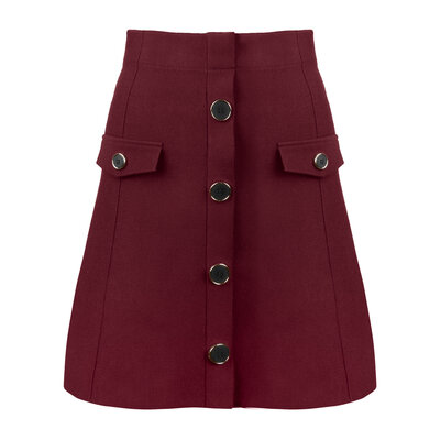 JAIMY Amiri knitwear skirt bordeaux