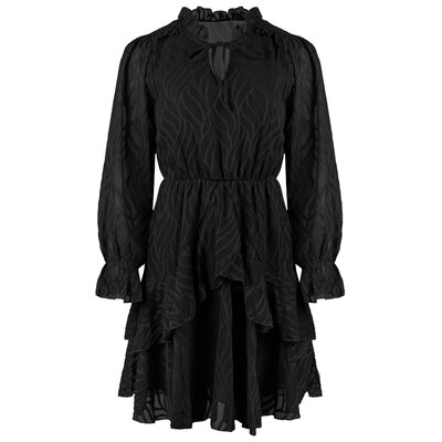 JAIMY Violeta tie detail dress black