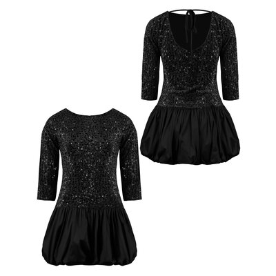 JAIMY Lilith sequin dress black