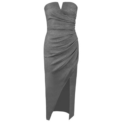 JAIMY Meredith sparkle dress dark silver