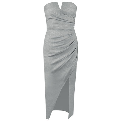 JAIMY Meredith sparkle dress light silver