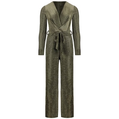 JAIMY Salma sparkle jumpsuit gold