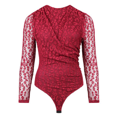JAIMY Meadow mesh body bordeaux