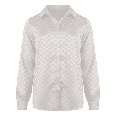 JAIMY Charlee satin blouse creme