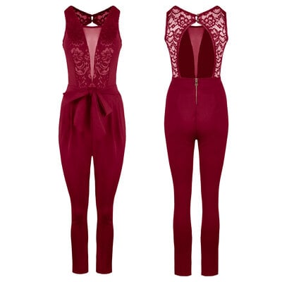 JAIMY Crazy in love jumpsuit bordeaux